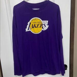 Los Angeles Lakers Purple Long Sleeve Shirt